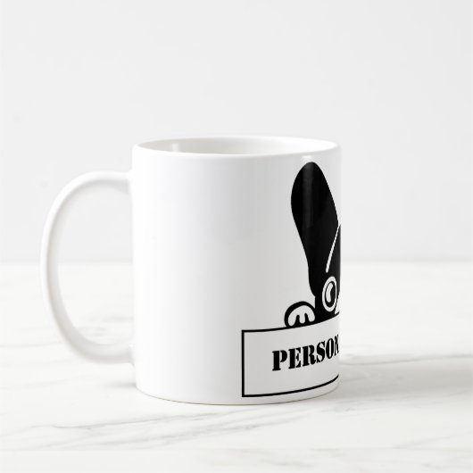 Stalker Frenchie zerteilt Kaffeetasse (Links)