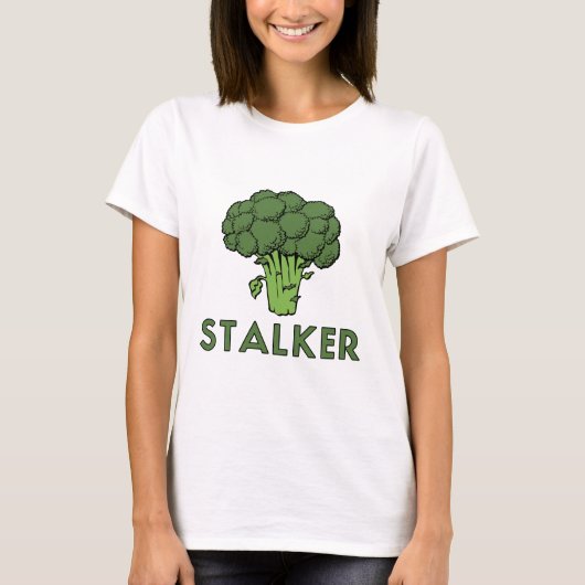 STALKER Funny Broccoli Fun Spaß Pub T-Shirt (Vorderseite)