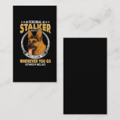 Stalker Hund Visitenkarte (Vorne/Hinten)