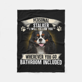 Stalker Ich werde dir folgen Cavalier King Charles Fleecedecke