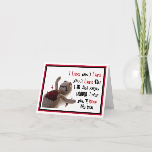 Stalker-Karten - Voodoo Feiertagskarte (Vorderseite)