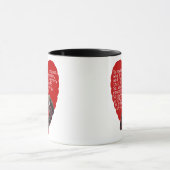 Stalker - lustiger Valentinstag Tasse (Zentrum)