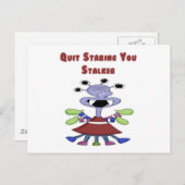 Stalker Monster Postkarte (Vorne/Hinten)