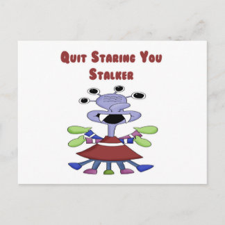 Stalker Monster Postkarte