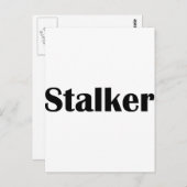 Stalker Postkarte (Vorne/Hinten)