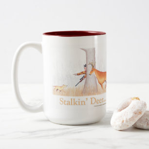 Stalkin' Deer Zweifarbige Tasse