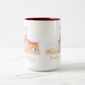 Stalkin' Deer  Zweifarbige Tasse (Mittel)