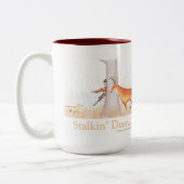 Stalkin' Deer  Zweifarbige Tasse (Links)