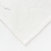 Stalking Jagd Wolf Wald Bäume Wildtiere Fleecedecke (Ecke)