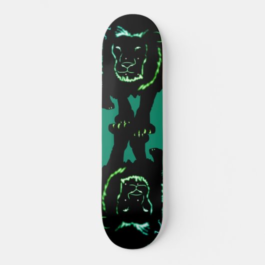 Stalking Lion Skateboard (Vorderseite)