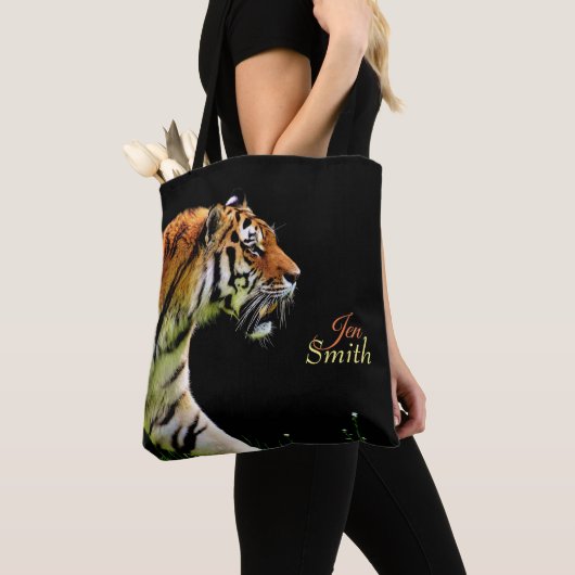Stalking Tiger *Personalize* Tasche (Von Nahem)