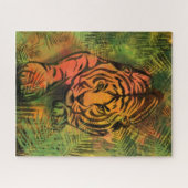 Stalking Tiger Puzzle - Malerei (Horizontal)