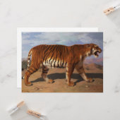 Stalking Tiger (von Rosa Bonheur) Karte (Vorderseite/Rückseite Beispiel)