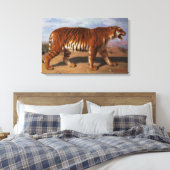 Stalking Tiger (von Rosa Bonheur) Leinwanddruck (Insitu (Schlafzimmer))