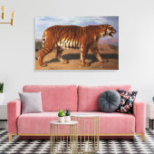 Stalking Tiger (von Rosa Bonheur) Leinwanddruck (Insitu (Wohnzimmer))
