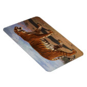 Stalking Tiger (von Rosa Bonheur) Magnet (Rechte Seite)