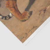 Stalking Tiger (von Rosa Bonheur) Seidenpapier (Ausschnitt)