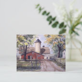 Stall am Ende der Straße - Postkarte (Stehend Vorderseite)