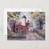 Stall am Ende der Straße - Postkarte (Vorne/Hinten)