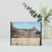 Stall auf einem Hügel Postkarte (Stehend Vorderseite)