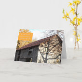 Stall, Baumschatten, Spirale der gesamten Galgen-E Karte (Gelbe Blume)