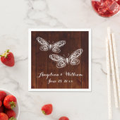 Stall Board Butterfly Napkin Serviette (Beispiel)