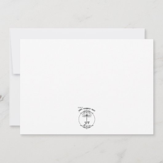 Stall & Boots Rustikaler Cowboy Western Hochzeit Einladung (Rückseite)