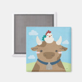 Stall Buddies - Kuh & Chick Magnet (Vorderseite/Rückseite)