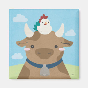 Stall Buddies - Kuh & Chick Magnet