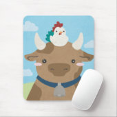 Stall Buddies - Kuh & Chick Mousepad (Mit Mouse)