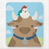 Stall Buddies - Kuh & Chick Mousepad (Vorne)