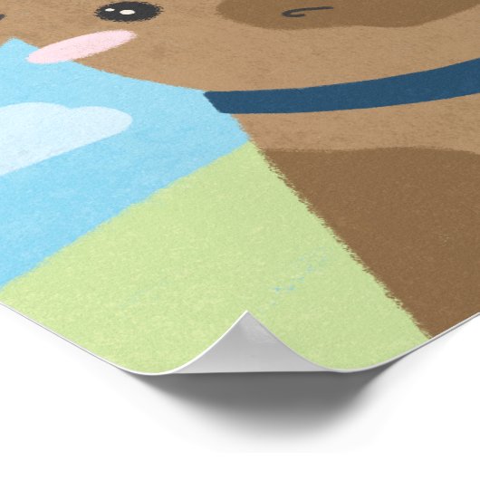 Stall Buddies - Kuh & Chick Poster (Ecke)