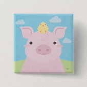 Stall Buddies - Piglet & Chick Button (Vorderseite)