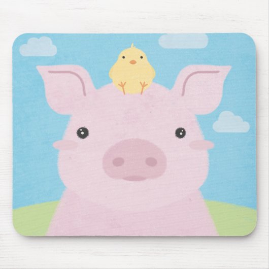 Stall Buddies - Piglet & Chick Mousepad (Vorne)