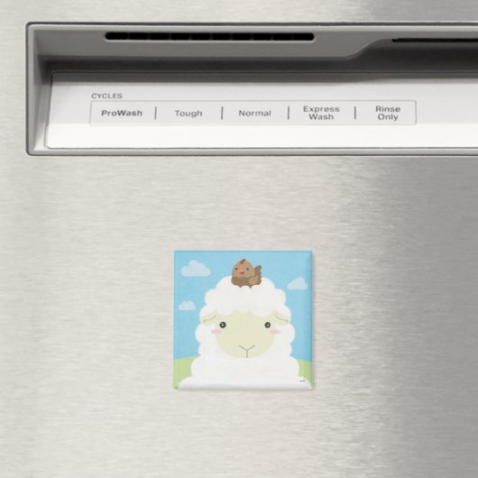 Stall Buddies - Schafe und Küken Magnet (In Situ (Geschirrspüler))