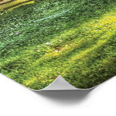 Stall - Die alte rote Scheune Poster (Ecke)