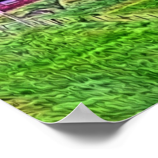 Stall Digital Painting Poster (Ecke)