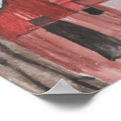 Stall Farbe Pastell Poster (Ecke)