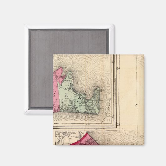 Stall, Herzöge, Nantucket-Landkreise Magnet (Vorderseite/Rückseite)