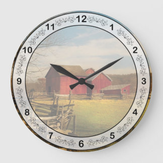 Stall - Ich habe den Bauernhof gekauft Große Wanduhr
