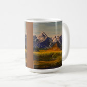 Stall im Grand Teton, von Gary Poling Kaffeetasse (VorderseiteRechts)