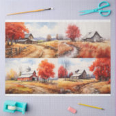 Stall im Herbst Collage 1 Dekoupage Paper Seidenpapier (Basteln)