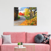 Stall im Herbst Leinwanddruck (Insitu (Wohnzimmer))