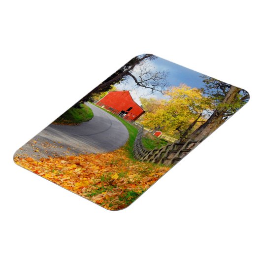 Stall im Herbst Magnet (Linke Seite)