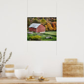 Stall im Herbst - PA Poster (Küche)