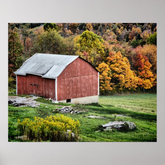 Stall im Herbst - PA Poster (Vorne)
