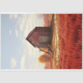 Stall im Winter 2 Decoupage Paper Seidenpapier (Vorderseite)