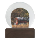 Stall im Zentrum von Maryland Schneekugel (Rückseite)