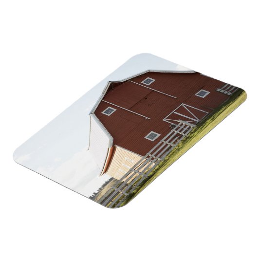 Stall in der ländlichen Landschaft Magnet (Linke Seite)