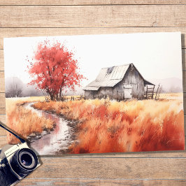 Stall in Herbst 6 Dekoupage Papier